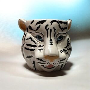 Ringling Brothers Circus White Tiger Souvenir Cup - collectible VTG
